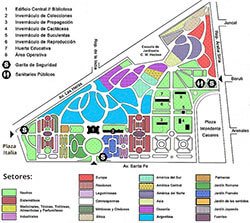 mapa jardim botanico